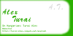 alex turai business card